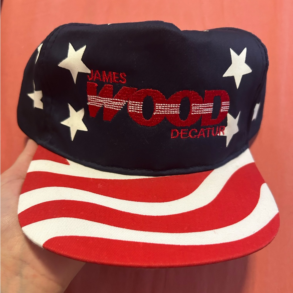 Vintage James wood SnapBack hat